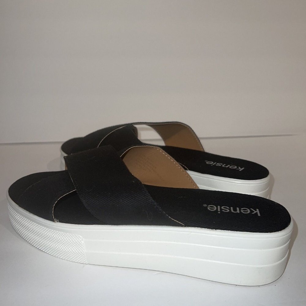 Kensie Rone canvas platform slip on